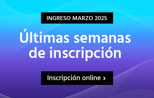 Comenzá tu carrera en marzo